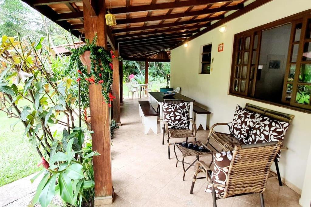 Villa Itamambuca A Beira Mar Com Piscina à Ubatuba Extérieur photo